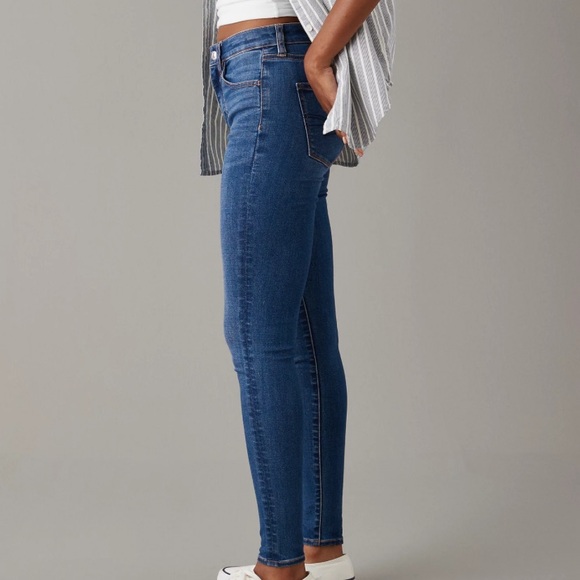 American Eagle Next Level Stretch Jeggings. Women’s size 12 Long - Picture 3 of 4